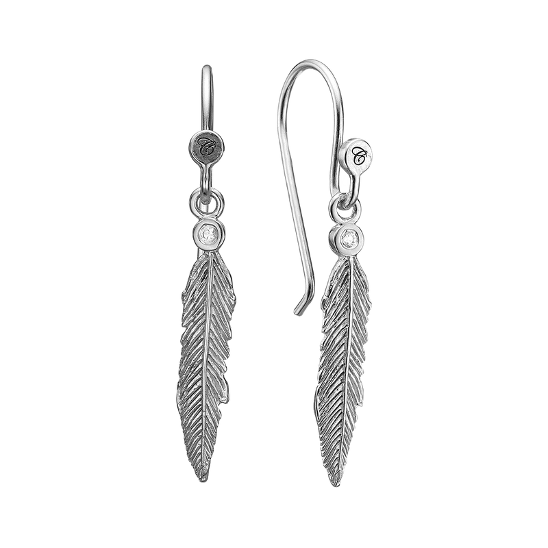 Køb Christina jewelry & watches - Feather Symphony, ørering, sølv - Modelnr: 670-S36 hos Guldsmed Smeds