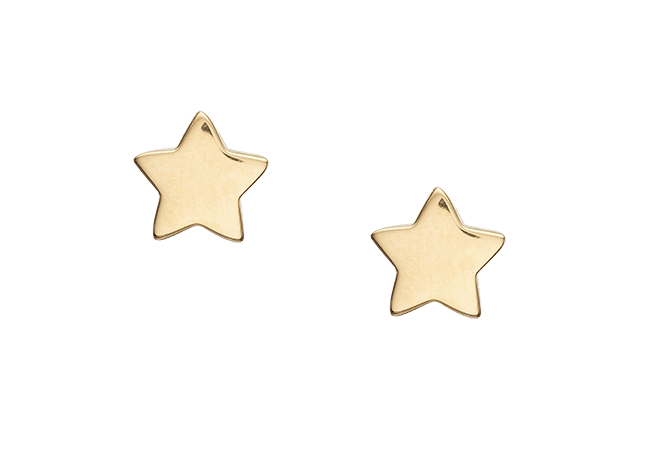Køb Christina jewelry & watches - Stars, studs, goldpl silver - Modelnr.: 671-G06 hos Guldsmed Smeds