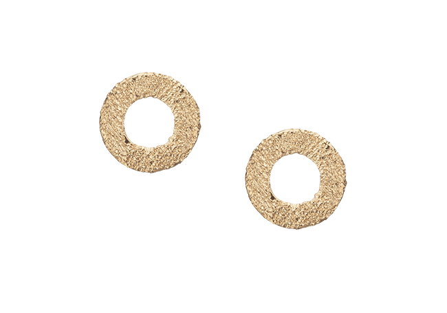 Køb Christina jewelry & watches - Sparkling Circles, studs, goldpl silver - Modelnr.: 671-G10 hos Guldsmed Smeds