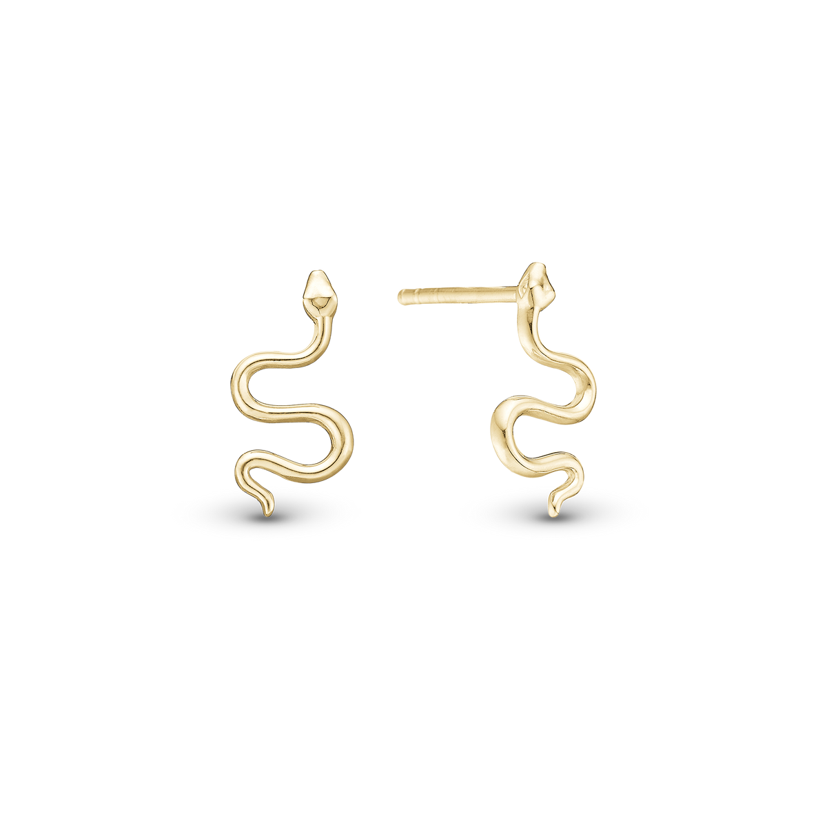 Christina Snake ørestikker i forgyldt sølv – model 671-G109