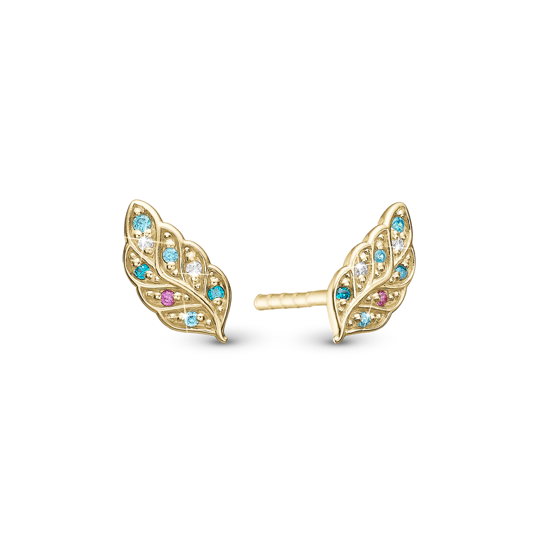 Christina jewelry & watches - Peacock, ørestikker forgyldt - Model: 671-G112