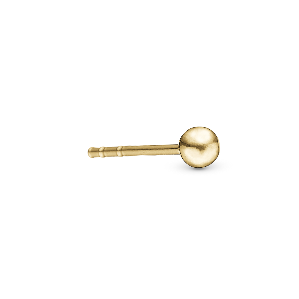 Christina kugle ørestikker i forgyldt sølv – model 671-G114BALL – billede 2