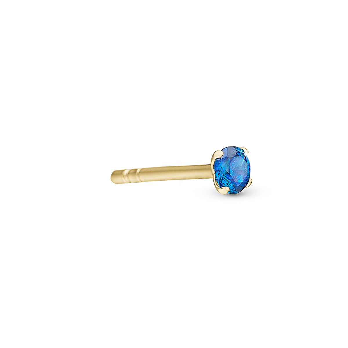 Christina turkis syntetisk zirkon ørestikker i forgyldt sølv – model 671-G114TURQUOISE – billede 2