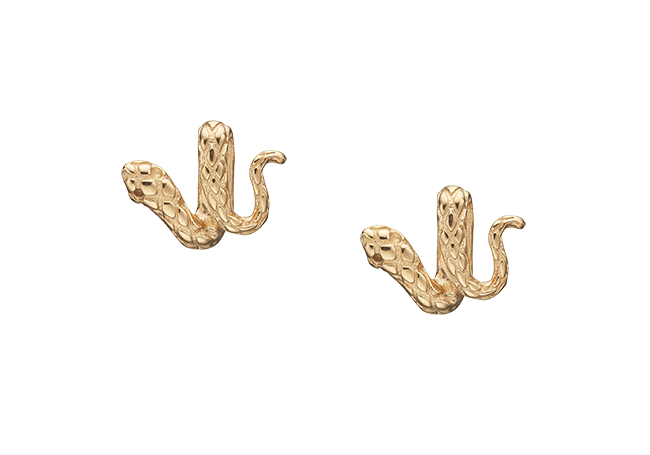Køb Christina jewelry & watches - Snakes, studs, goldpl silver - Modelnr.: 671-G27 hos Guldsmed Smeds