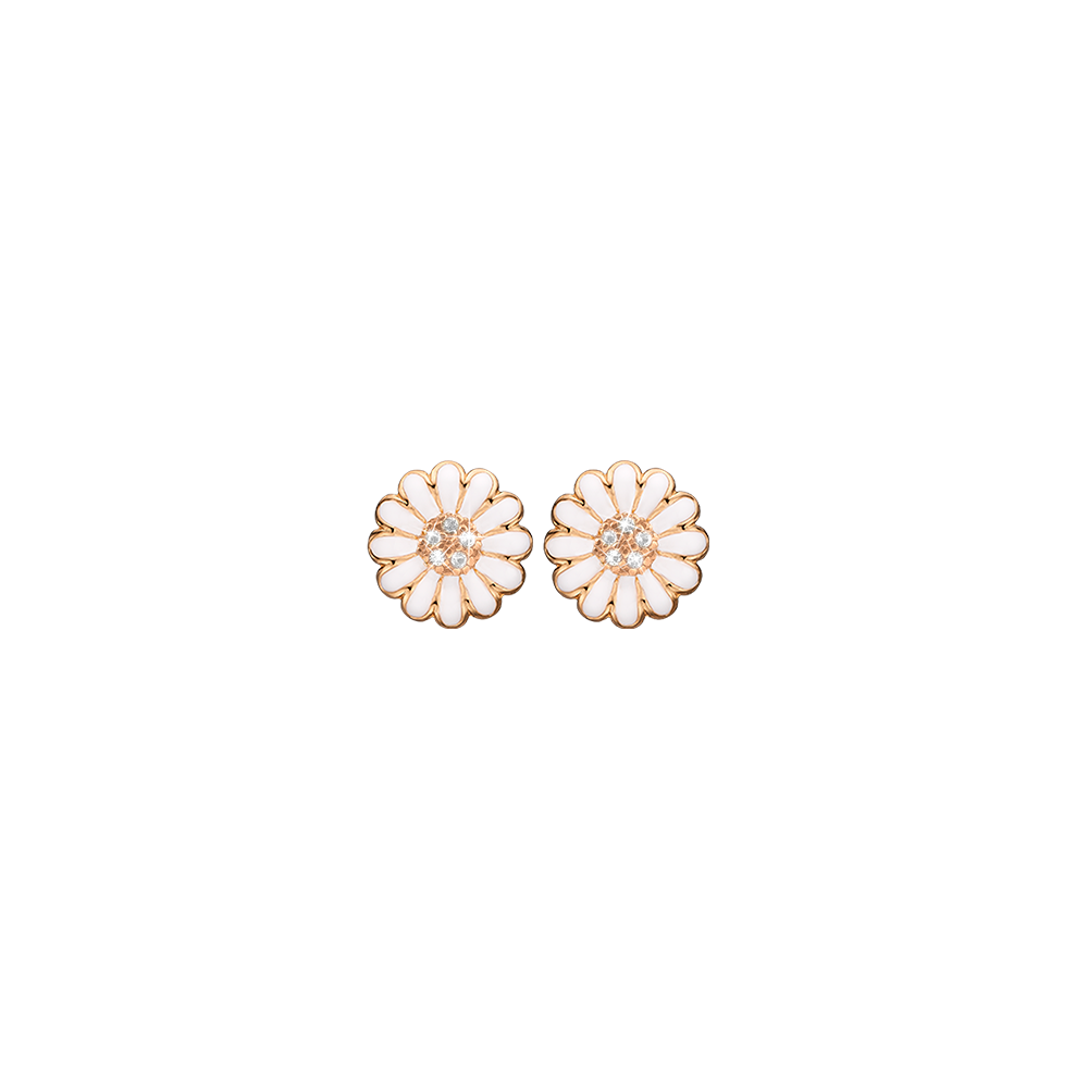 Køb Christina jewelry & watches - Topaz Marguerites, studs, goldpl silver - Modelnr.: 671-G37 hos Guldsmed Smeds
