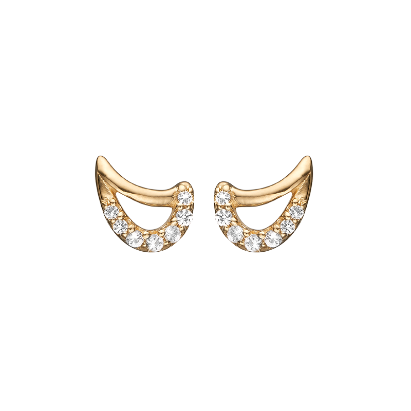 Køb Christina Jewelry & Watches - Ørering,  Love Energy, ørering, forgyldt sølv - Modelnr.: 671-G53 hos Guldsmed Smeds