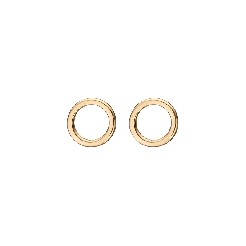 Køb Christina Jewelry & Watches - Ørering,  Shiny Circle, ørering, forgyldt sølv - Modelnr.: 671-G54 hos Guldsmed Smeds