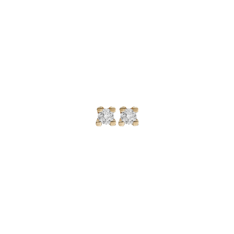 Køb Christina Jewelry & Watches - Labgrown diamond 0,03ct studs, goldpl si - Model: 671-G76 hos Guldsmed Smeds