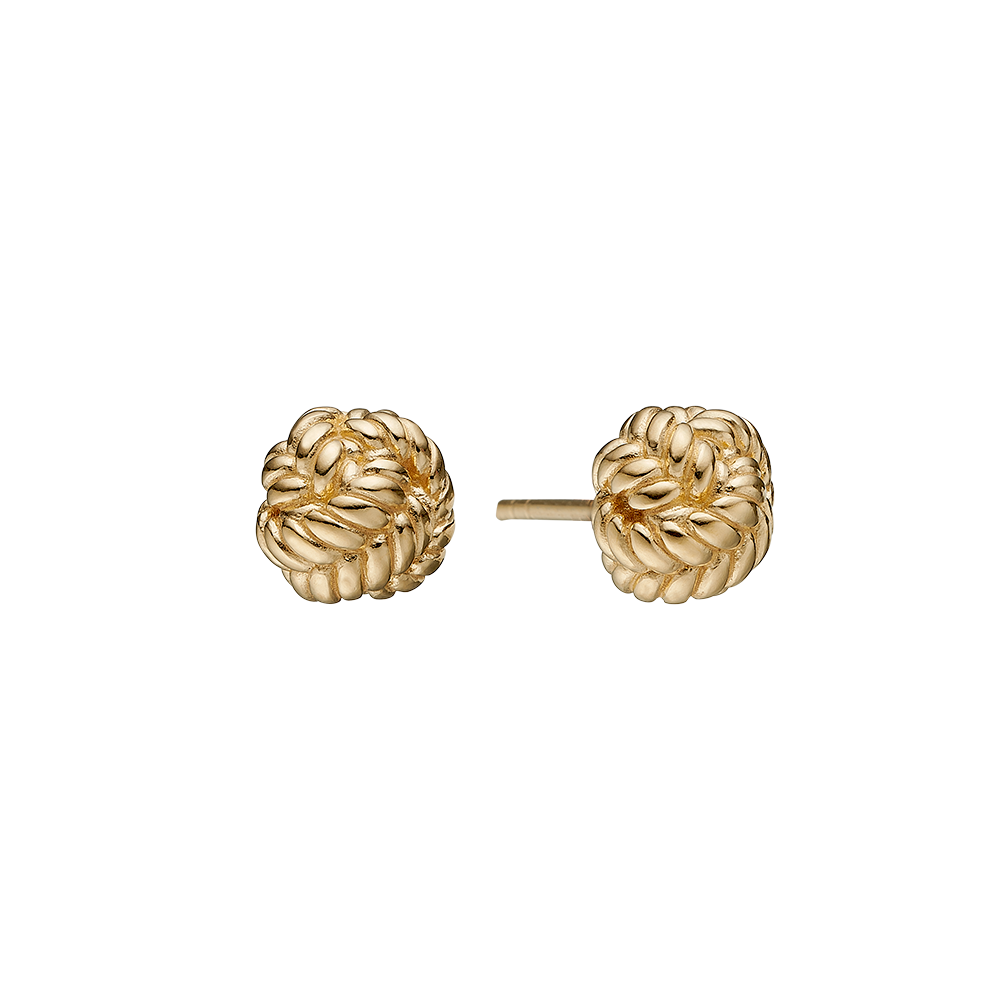Køb Christina jewelry & watches - Love Knot, ørestik, forgyldt sølv - Modelnr: 671-G94 hos Guldsmed Smeds