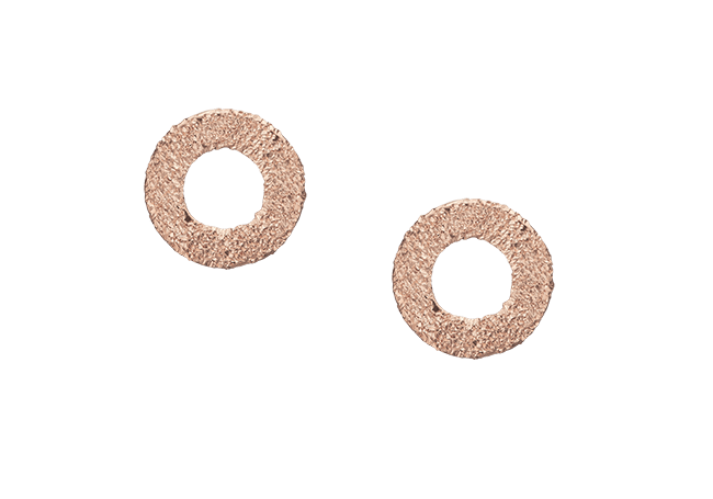 Køb Christina jewelry & watches - Sparkling Circles, studs, rose goldpl - Modelnr.: 671-R10 hos Guldsmed Smeds