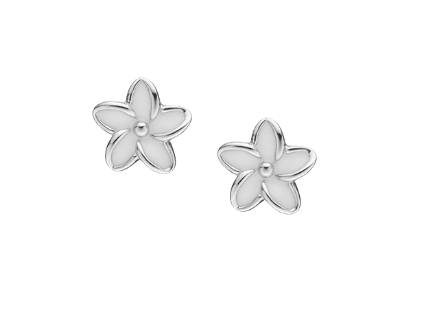 Køb Christina jewelry & watches - Enamel Flowers, studs, silver - Modelnr.: 671-S02 hos Guldsmed Smeds