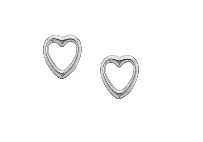 Køb Christina jewelry & watches - Open Hearts, studs, silver - Modelnr.: 671-S05 hos Guldsmed Smeds