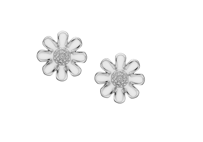 Køb Christina Collect Øreringe - Marguerite, studs, silver - Modelnr: 671-S11 hos Guldsmed Smeds