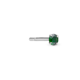 Christina jewelry & watches - Ørestik, sølv med grøn syntetisk zirkon - Model: 671-S114green