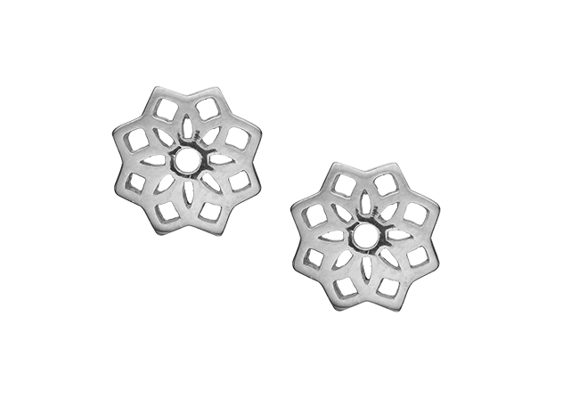 Køb Christina Collect Øreringe - Flowers, studs, silver - Modelnr: 671-S24 hos Guldsmed Smeds