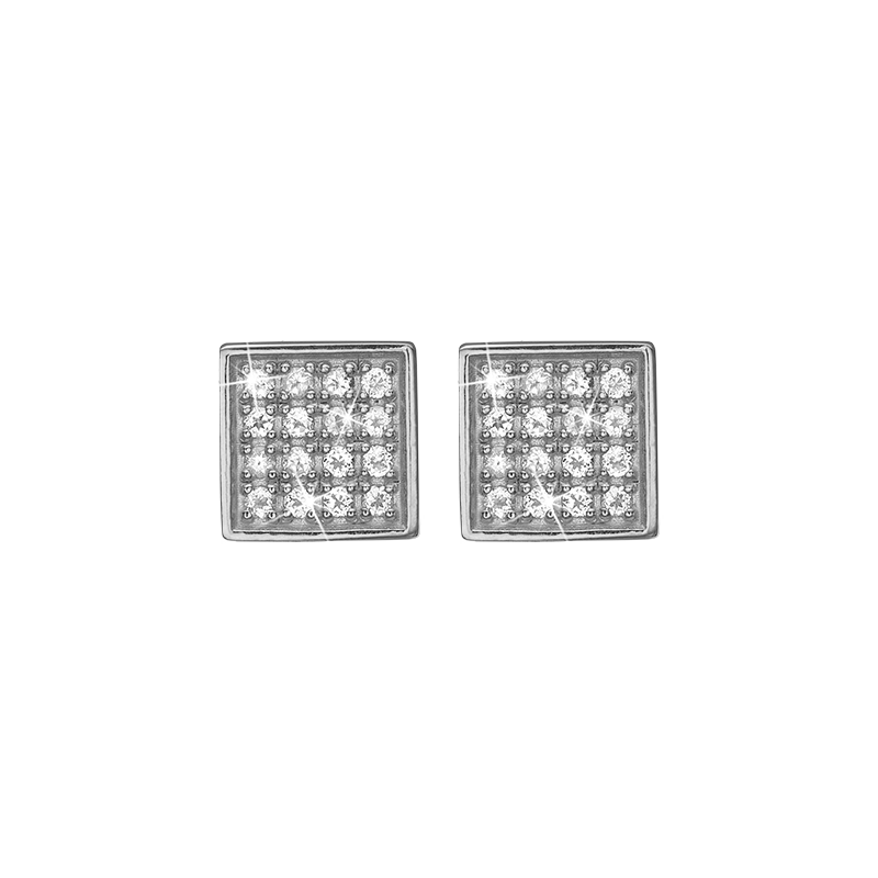 Køb Christina Jewelry & Watches - Ørering,  Square Topaz Balance, ørering, sølv - Modelnr.: 671-S47 hos Guldsmed Smeds