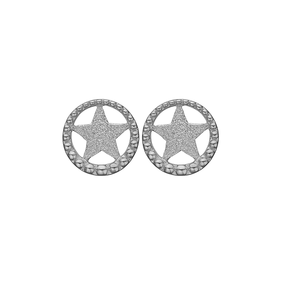 Køb Christina Jewelry & Watches - Star in A Circle, studs, silver - Model: 671-S67 hos Guldsmed Smeds