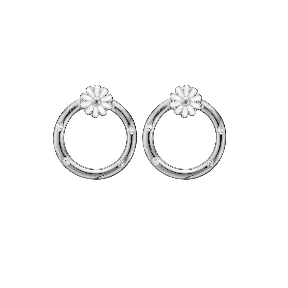 Køb Christina Jewelry & Watches - Marguerite cirkel, studs, silver - Model: 671-S71 hos Guldsmed Smeds