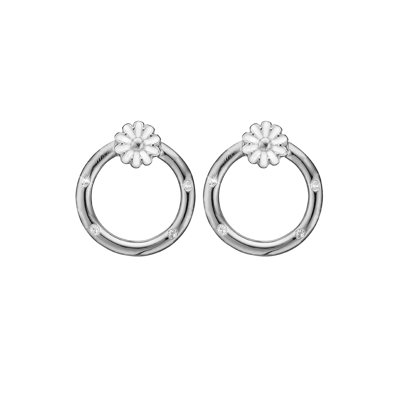 Køb Christina Jewelry & Watches - Marguerite cirkel, studs, silver - Model: 671-S71 hos Guldsmed Smeds