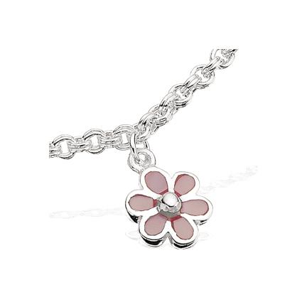 Køb Scrouples - Børnearmbånd 16 cm. blomst sølv - Modelnr.: 671072 hos Guldsmed Smeds