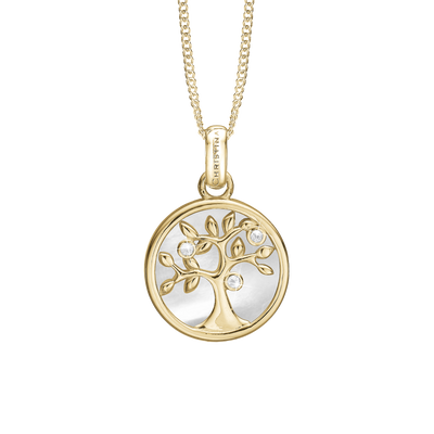 Christina Tree of Life vedhæng i forgyldt sølv