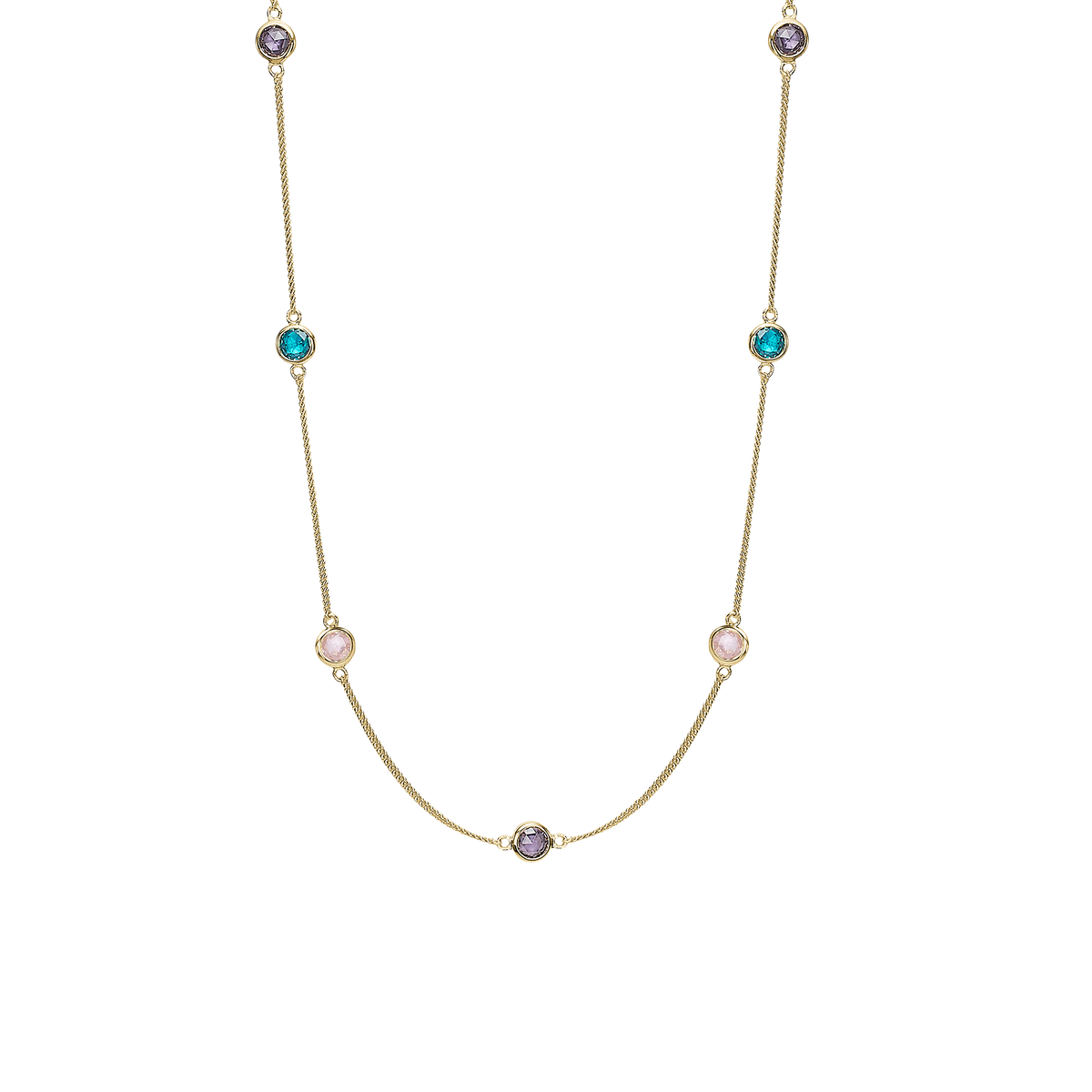 Christina Colourful Champagne vedhæng i forgyldt sølv – model 680-G115