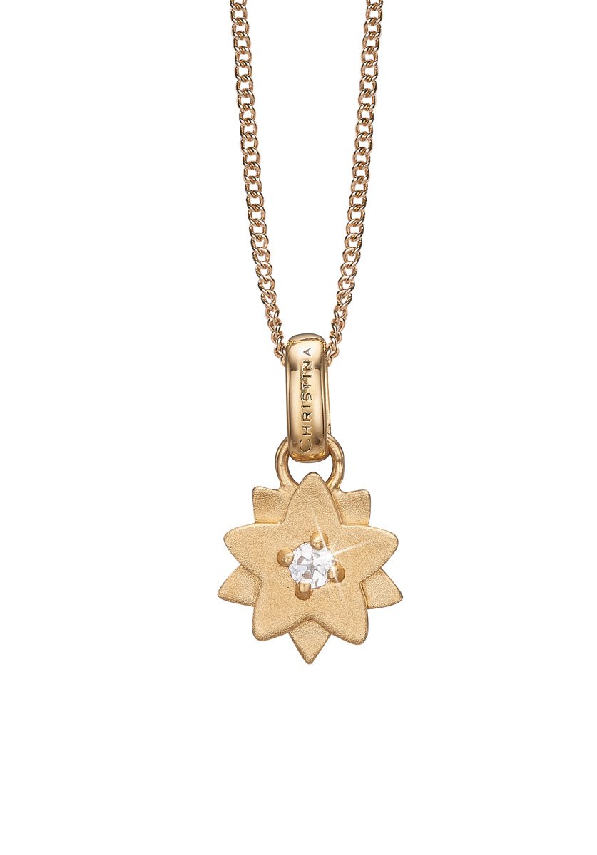 Køb Christina jewelry - Topaz Flower vedhæng, forgyldt sølv - Modelnr.: 680-G26-55 hos Guldsmed Smeds