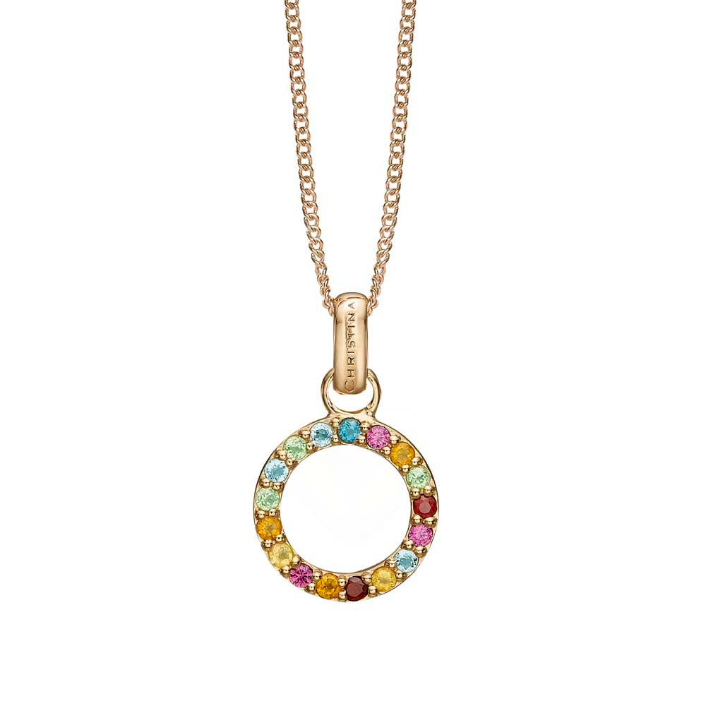 Køb Christina jewelry & watches - World Goals, vedhæng, forgyldt sølv - Modelnr: 680-G69 hos Guldsmed Smeds