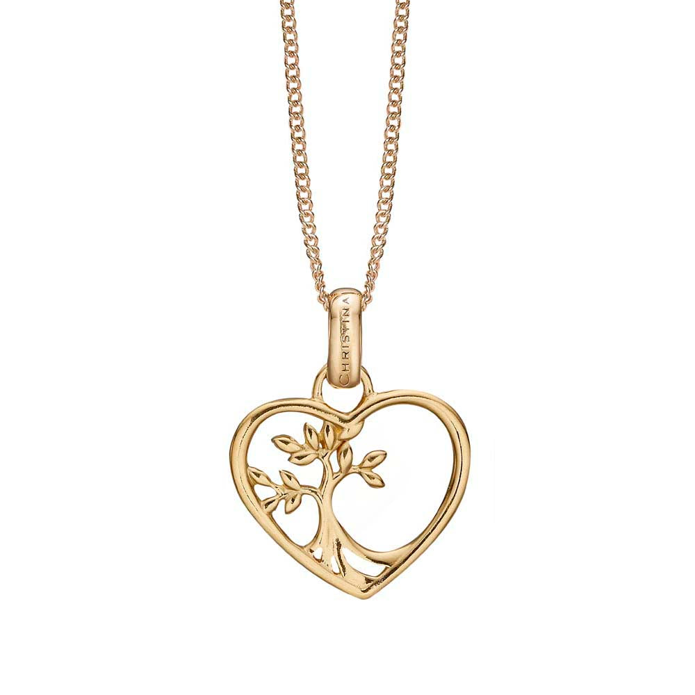 Køb Christina jewelry & watches - Roots of a Tree, vedhæng, forgyldt sølv - Modelnr: 680-G71 hos Guldsmed Smeds