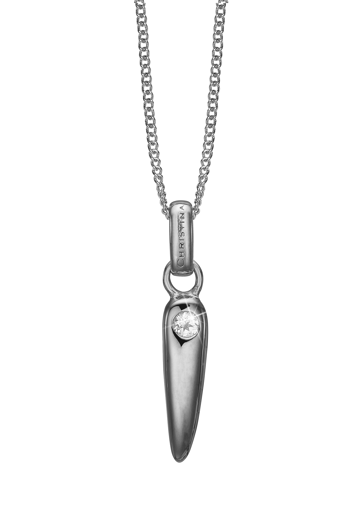 Køb Christina jewelry - Topaz Spir vedhæng uden kæde, sølv - Model: 680-S02 hos Guldsmed Smeds