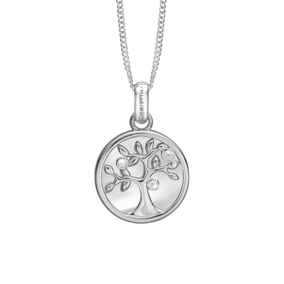 Christina Tree of Life perlemor vedhæng i sølv