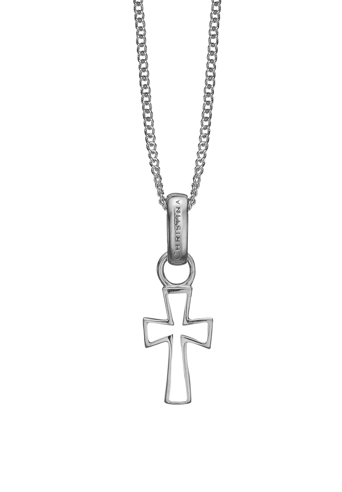 Køb Christina jewelry - Cross vedhæng uden kæde, sølv - Model: 680-S24 hos Guldsmed Smeds