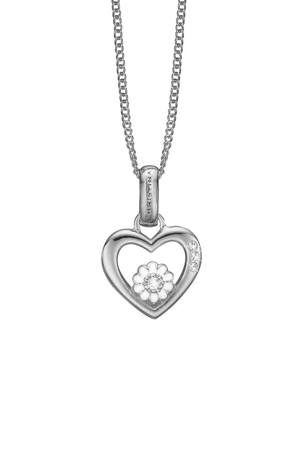 Køb Christina jewelry - Marguerite Love vedhæng uden kæde, sølv - Modelnr.: 680-S32 hos Guldsmed Smeds