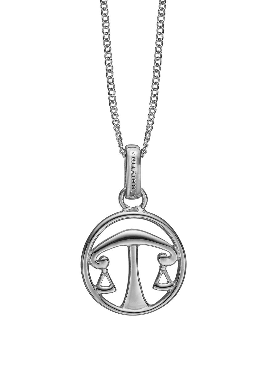 Køb Christina jewelry - Zodiac Libra vedhæng uden kæde, sølv - Modelnr.: 680-S38-9 hos Guldsmed Smeds