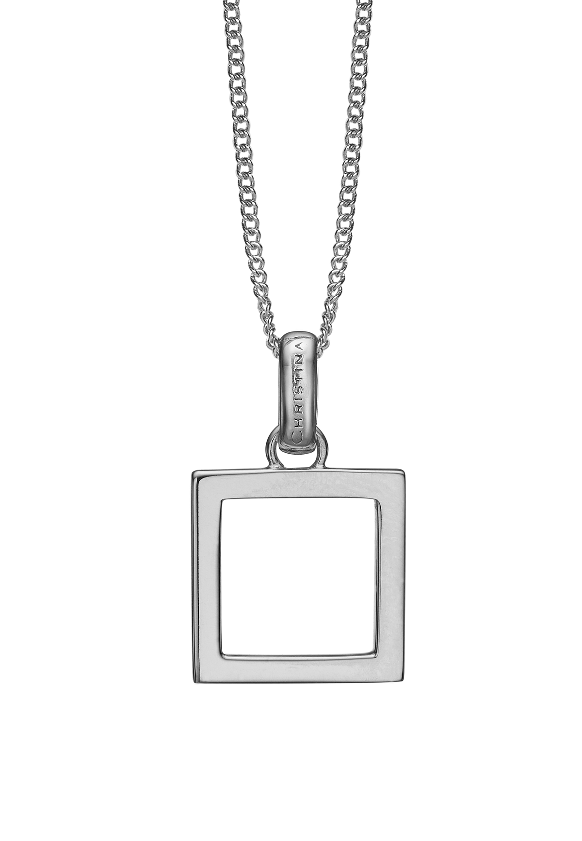 Køb Christina jewelry - vedhæng uden kæde,  Square Balance, vedhæng uden kæde, sølv - Modelnr.: 680-S41 hos Guldsmed Smeds