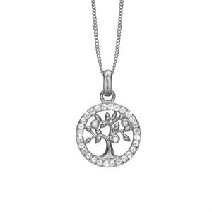 Køb Christina jewelry - Topaz Tree of Life, vedhæng uden kæde, sølv - Model: 680-S54 hos Guldsmed Smeds