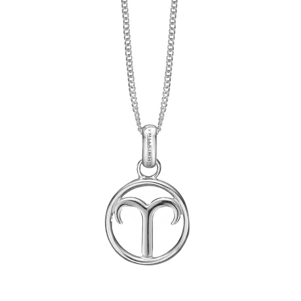 Køb Christina jewelry & watches - Zodiac Aries/V‘dder vedhæng, sølv - Modelnr: 680-S67-3 hos Guldsmed Smeds