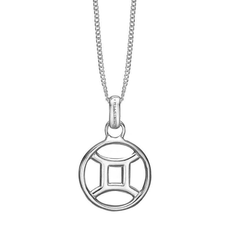 Køb Christina jewelry & watches - Zodiac Gemini/Tvilling vedhæng, sølv - Modelnr: 680-S67-5 hos Guldsmed Smeds