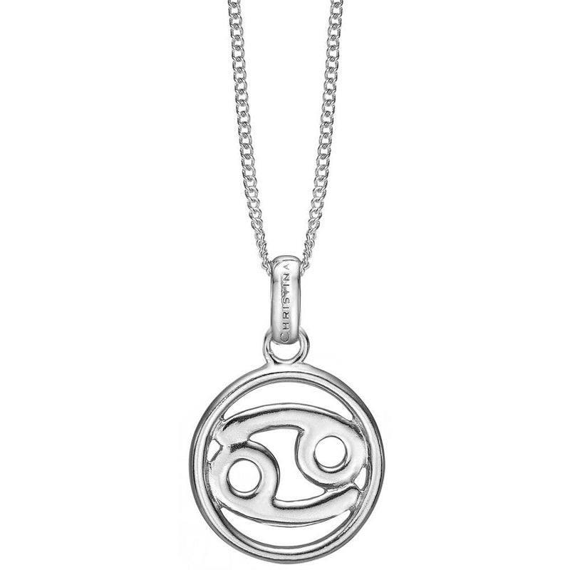 Køb Christina jewelry & watches - Zodiac Cancer/Krebs vedhæng, sølv - Modelnr: 680-S67-6 hos Guldsmed Smeds