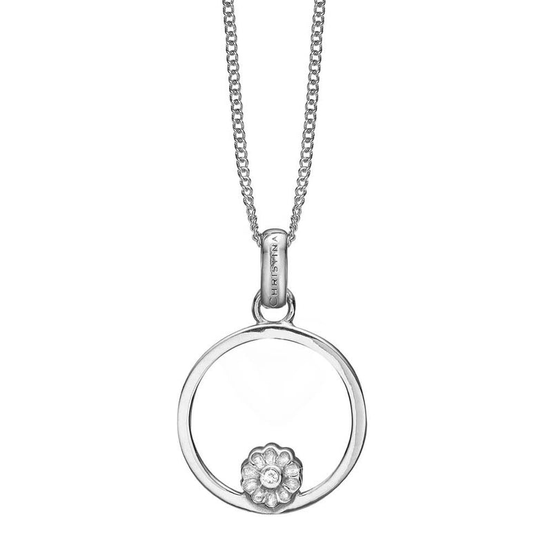 Køb Christina jewelry & watches - Marguerite Circle, vedhæng, sølv - Modelnr: 680-S82 hos Guldsmed Smeds