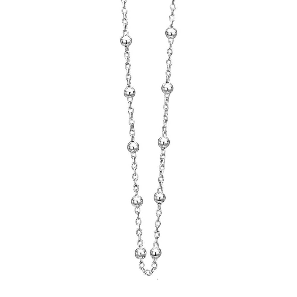 Køb Christina jewelry & watches - Ball Necklace chain, 70+20 cm, sølv - Modelnr: 680-SSK90 hos Guldsmed Smeds