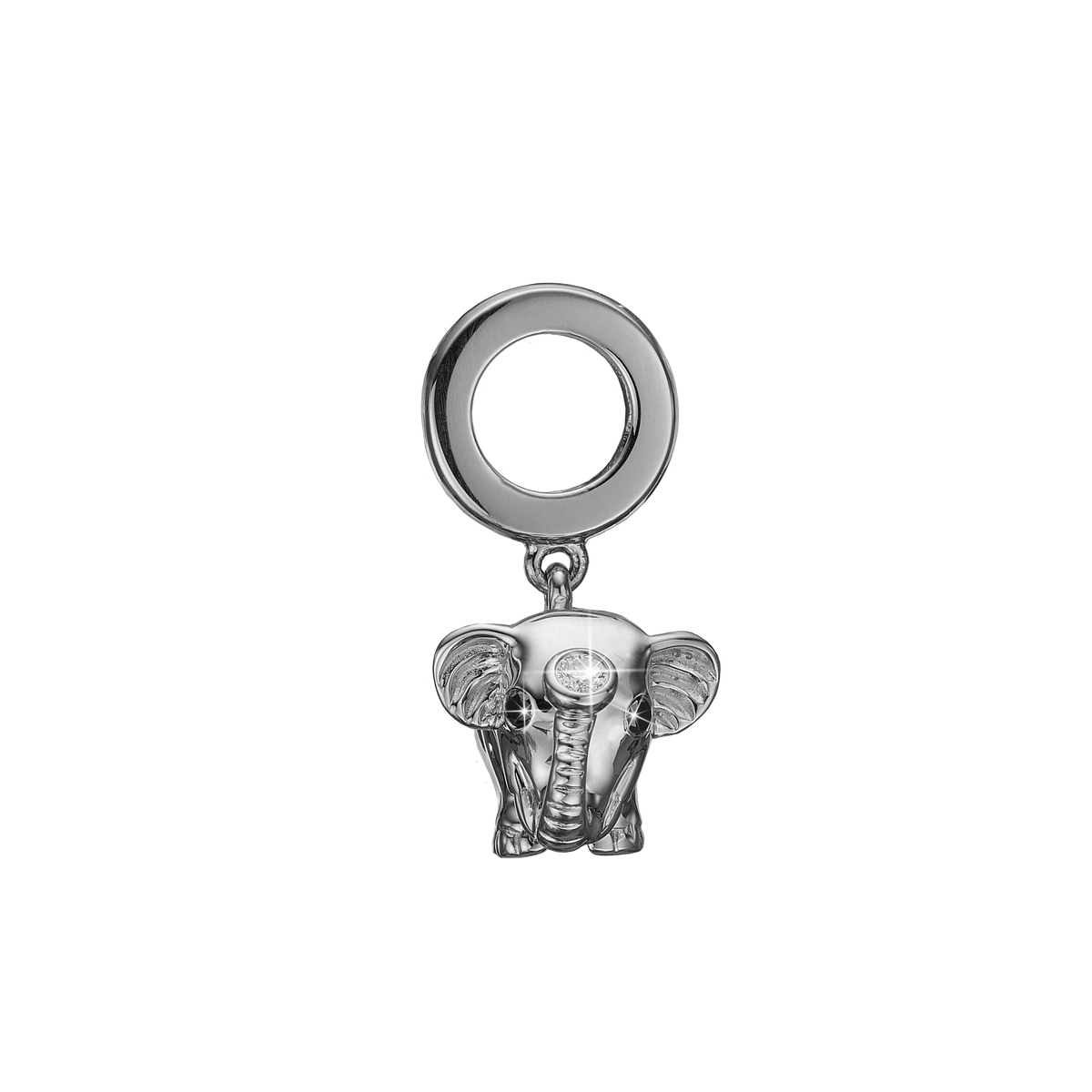 Køb Christina jewelry & watches - Diamond Elephant, 14 ct solid White Gold - Modelnr.: 691-WG07 hos Guldsmed Smeds