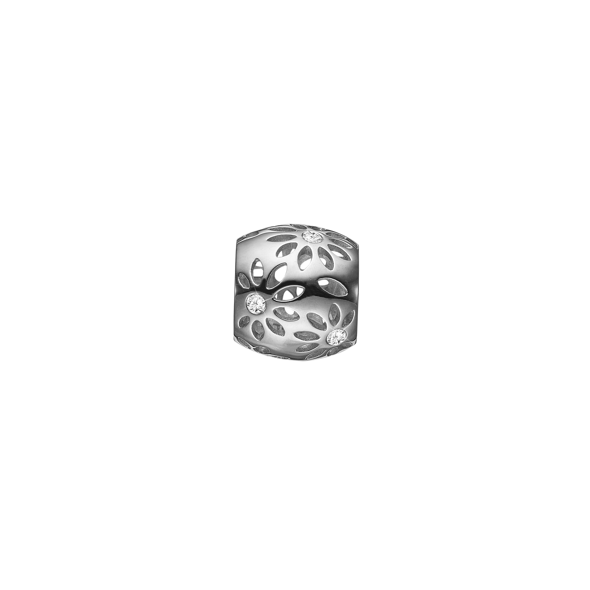 Køb Christina Jewelry & Watches - Sparkling Flowers, 14 ct solid White Gold - Model: 693-WG10 hos Guldsmed Smeds