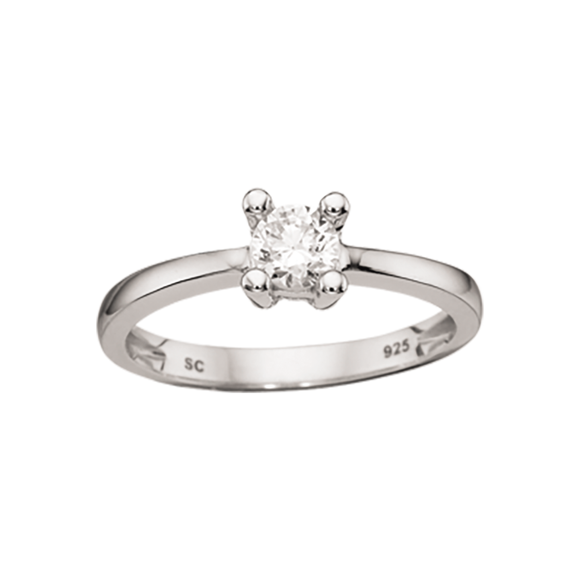 Køb Scrouples - Soho ring syn.zir. sølv rhodineret - Model: 723962 hos Guldsmed Smeds