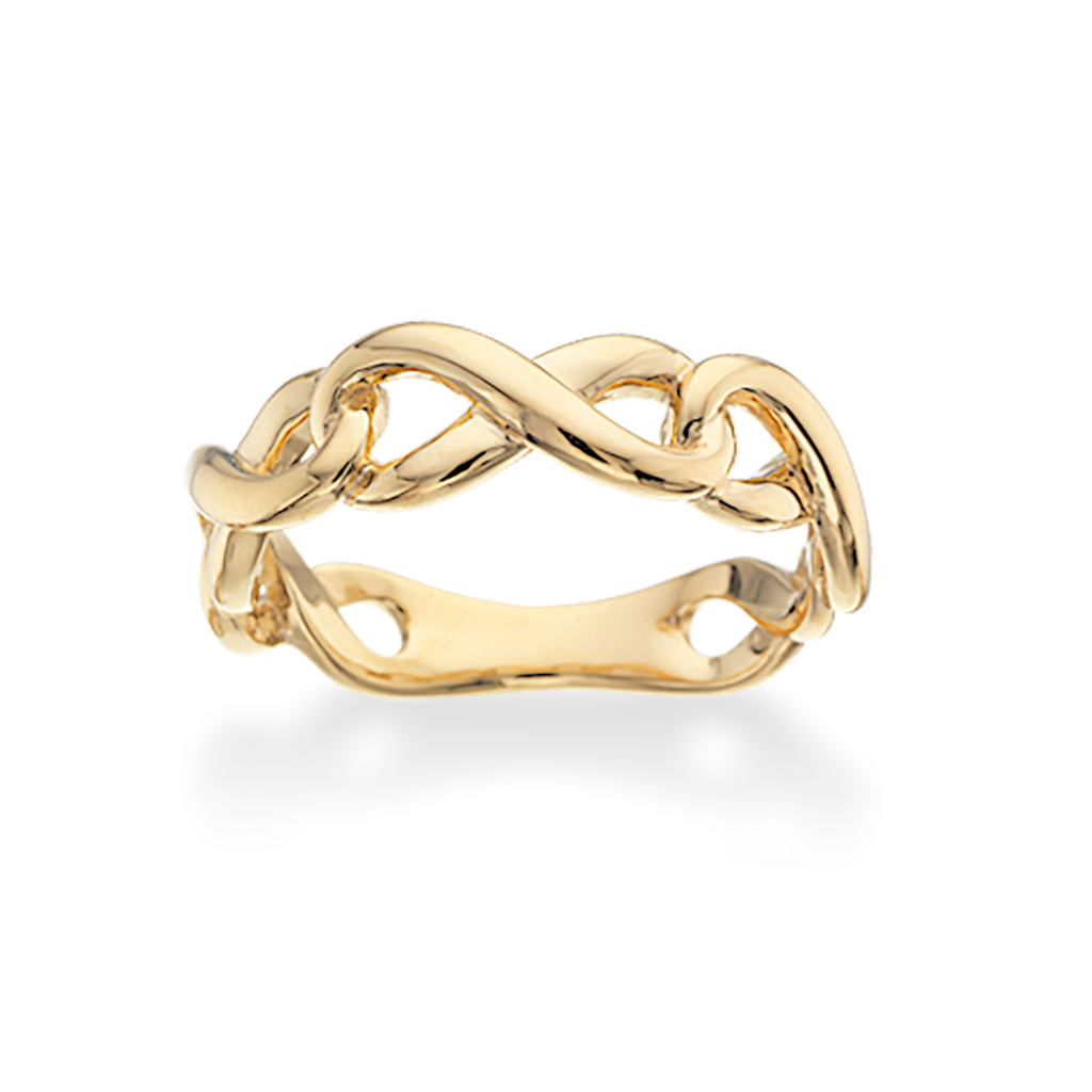 Køb Scrouples - Infinity sølv forgyldt ring - Model nr.: 726132 hos Guldsmed Smeds