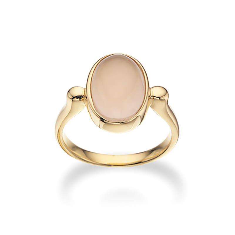 Køb Scrouples - Ring forgyldt sølv med rosa quartz - Model nr.: 726162 hos Guldsmed Smeds