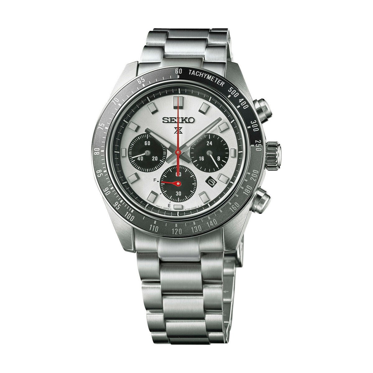 Seiko PROSPEX DIVER 100m herreur i stål m. lænke, solar chronograph - Model: SSC911P1