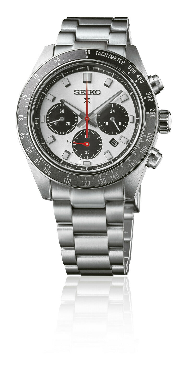 Seiko PROSPEX DIVER 100m herreur i stål m. lænke, solar chronograph - Model: SSC911P1