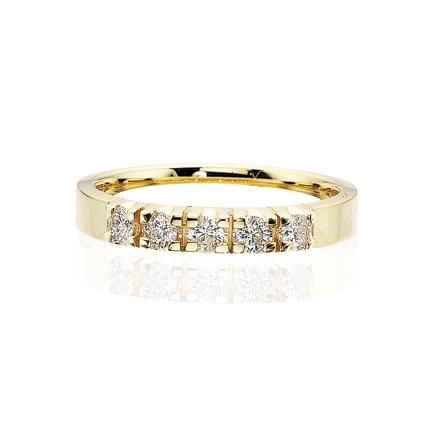 Køb Scrouples - Grace diamant ring 14 kt. guld 5x0,04 w/si diamant - Modelnr.: 7755,5 hos Guldsmed Smeds