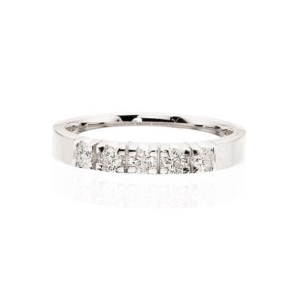 Køb Scrouples - Grace diamant ring 14 kt. guld 5x0,04 w/si diamant - Modelnr.: 7756,5 hos Guldsmed Smeds